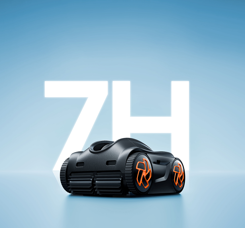 One Charge. 7 Hours. 7,233 ft².