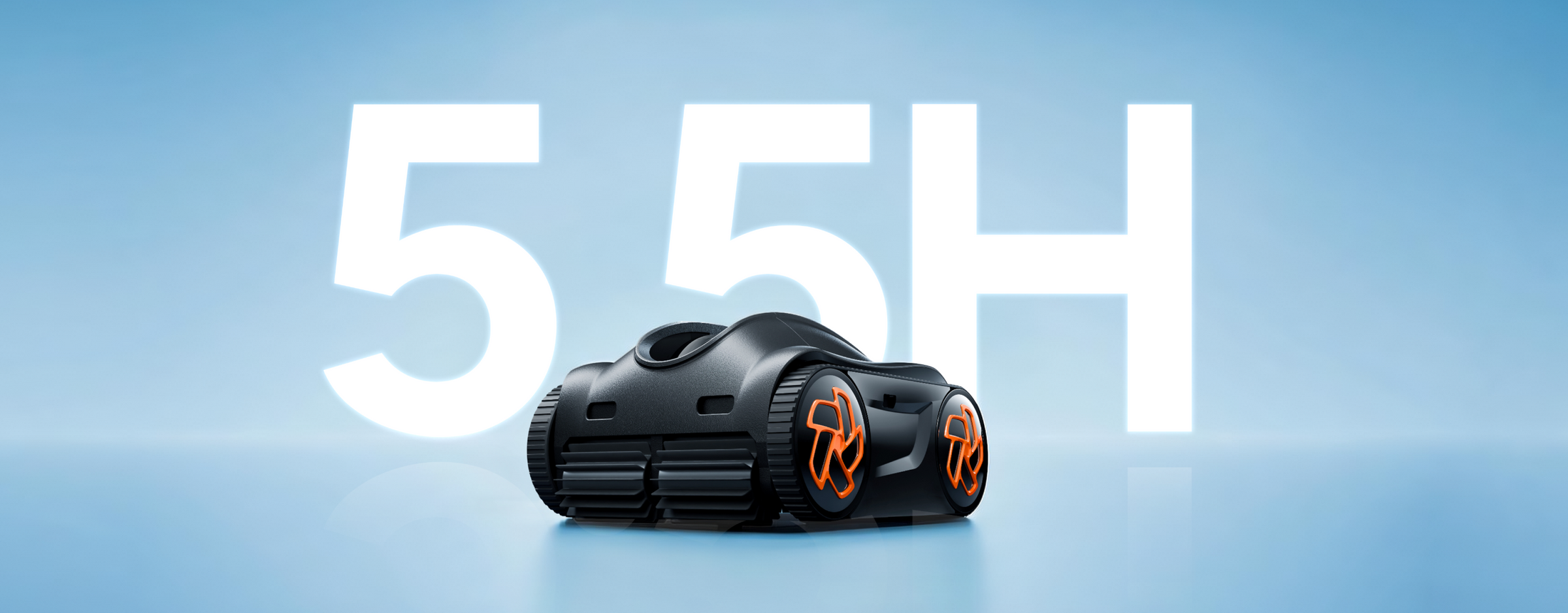 One Charge. 5.5 Hours. 6200 ft².