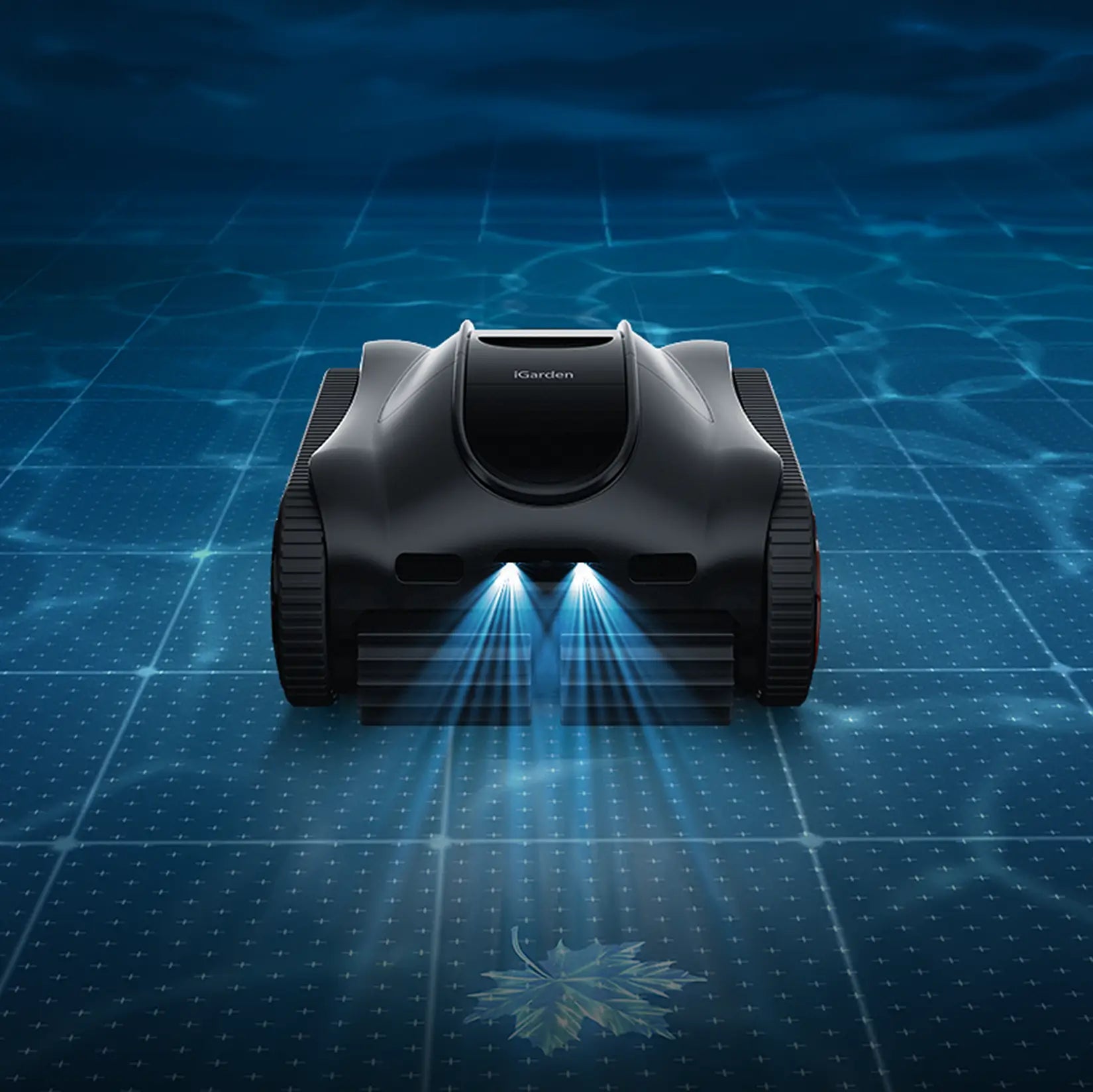 iGarden K-AI pool cleaner using AI debris detection