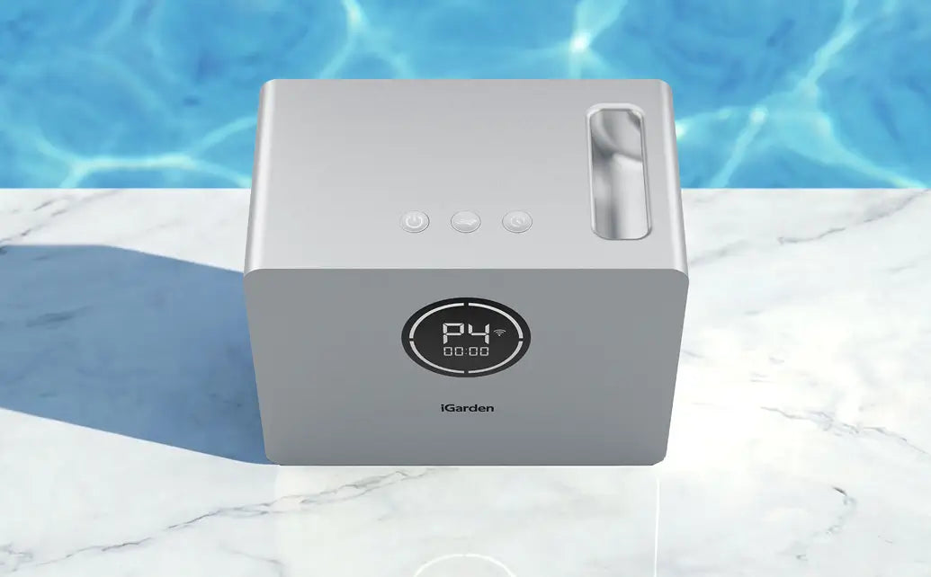 One-button control panel on iGarden Swim Jet X Series